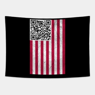 Trump Ymca Troll Dance QR T-shirt, Flag of the United States Tapestry