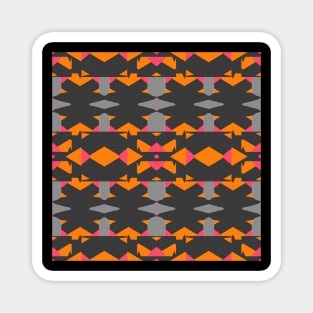 Color Tribal Pattern Magnet