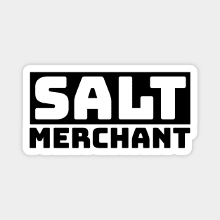 Salt Merchant Block Logo - Black Magnet