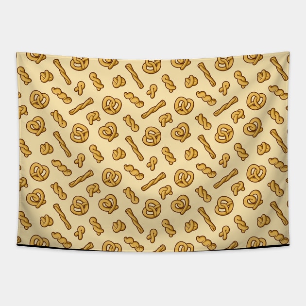 Pretzel Pattern Tapestry by sifis