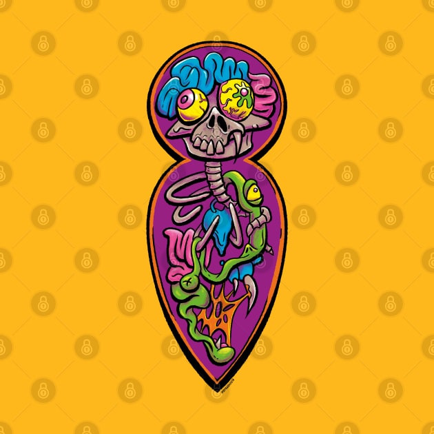 Guagua fink anatomy dia de muertos by GaboZeta