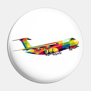 C-5 Galaxy Super Big Plane Pin