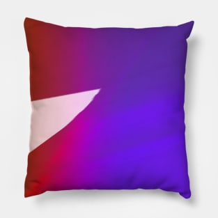 RED PURPLE PINK TEXTURE ART Pillow