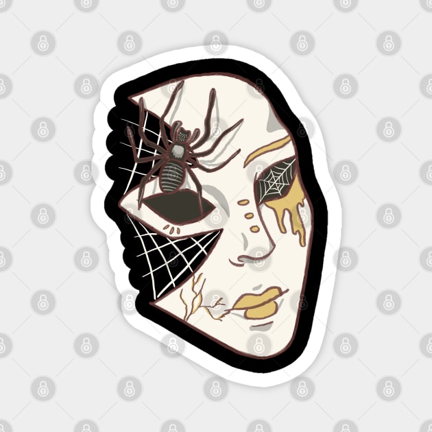 Masquerade Mask Magnet by danyellysdoodles