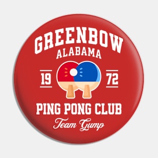 Greenbow Alabama Ping Pong Club Pin