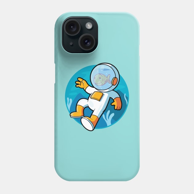 Scuba Fish Phone Case by pedrorsfernandes