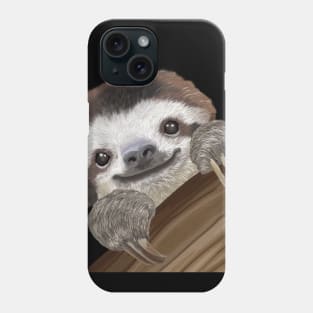 Cute and Colourful Baby Sloth Phone Case