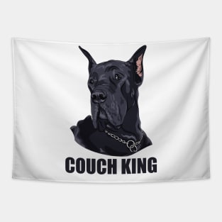 Great Dane Couch King Tapestry