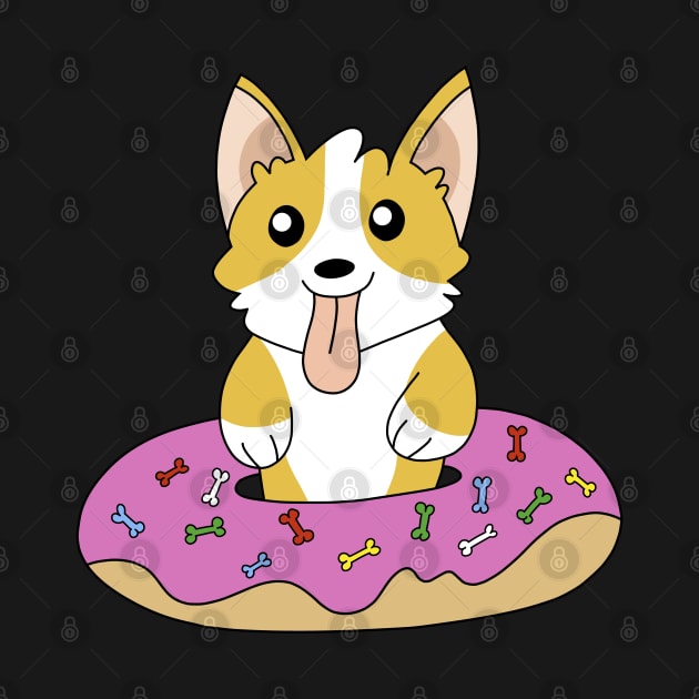 Corgi Dog Donut by pako-valor