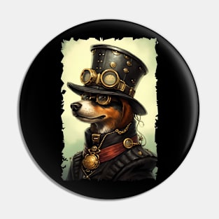 Steampunk Dog Pin