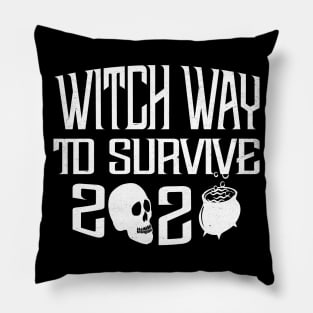 Witch Way To Survive Pillow