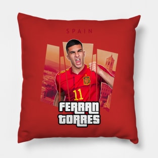 Spain Ferran Torres Pillow