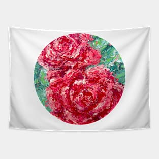 Roses- Acrylic painting Tapestry