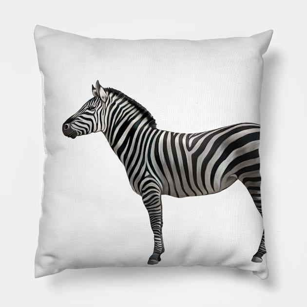 Zebra Pillow by dcohea