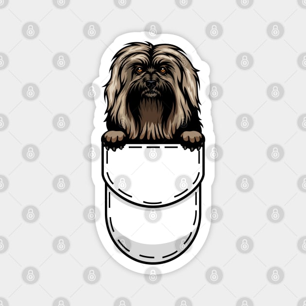 Funny Havanese Pocket Dog Magnet by Pet My Dog