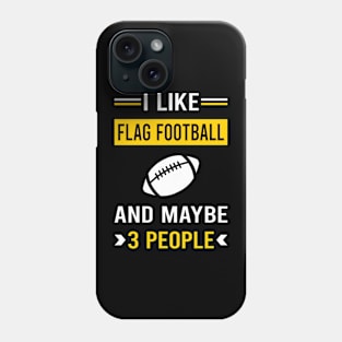 3 People Flag Football Phone Case