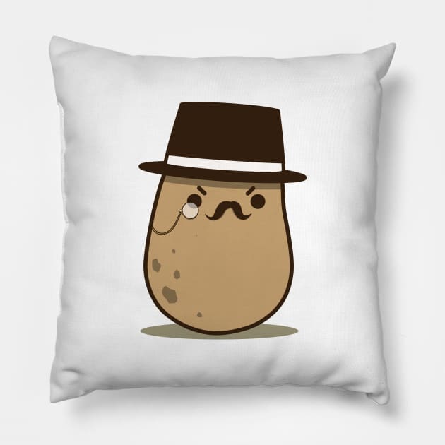 Sir Potato Pillow by clgtart