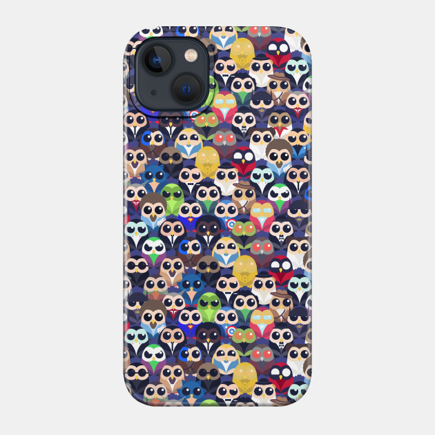 'So many Owls!' pattern - Owls - Phone Case