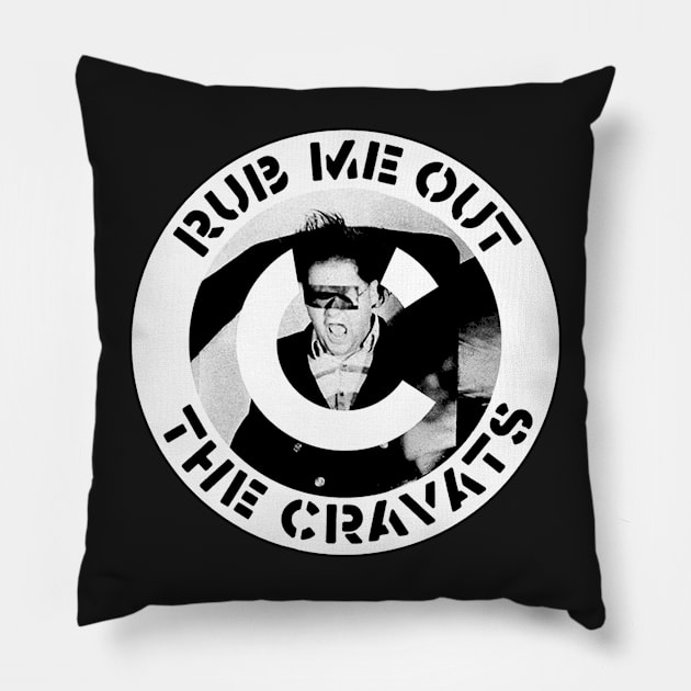 Rub Me Out - The Cravats Pillow by Bugsponge