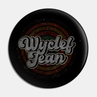 Wyclef Jean vintage design on top Pin