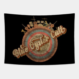 Tour Music Designs Vintage Retro - Blue Oyster Cult Tapestry