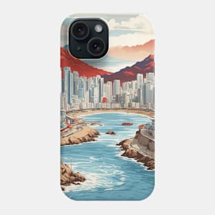 Busan South Korea Travel Tourism Retro Vintage Phone Case