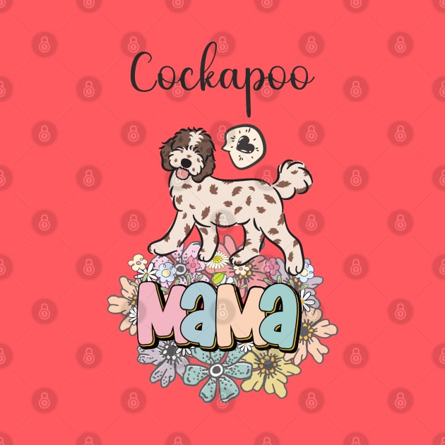 Red Merle Cockapoo Mama by LulululuPainting