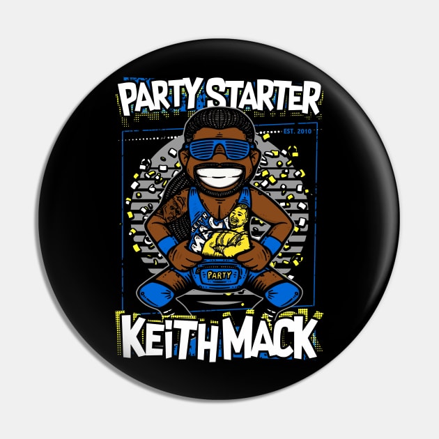 Party Starter Pin by Justkmac