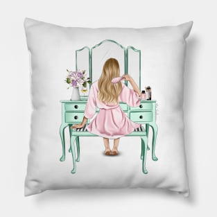 Vanity Table Blonde Pillow