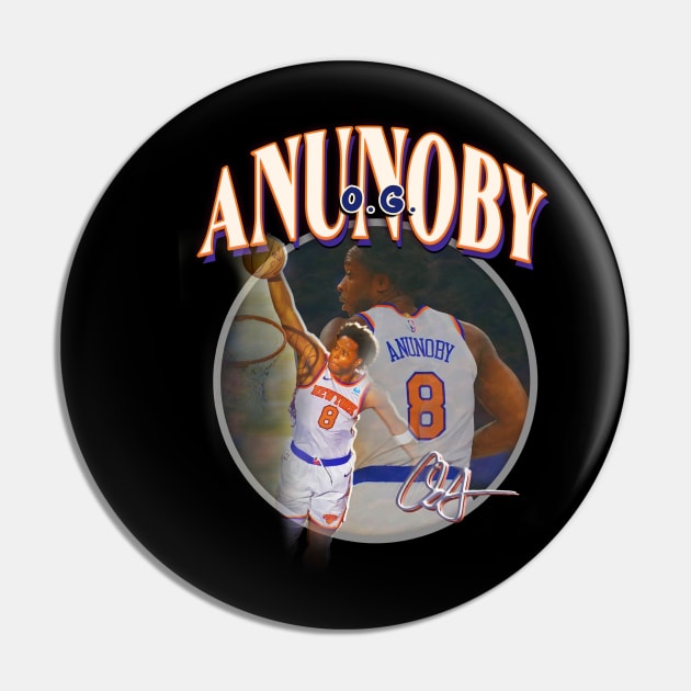 O.G. Anunoby New York Basketball NY NYC Jersey Toronto Pin by dsuss