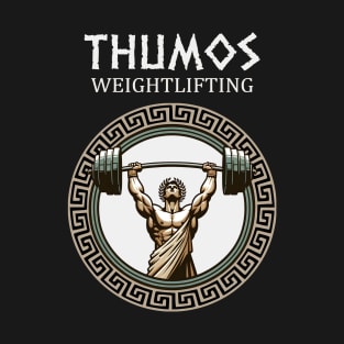 Thumos Weightlifting Greco-Roman Gym Ancient Bodybuilding T-Shirt