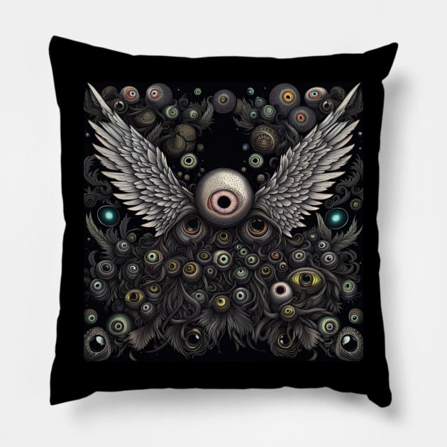 weirdcore Pillow by vaporgraphic