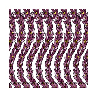 Purple Vines | Botanical Pattern T-Shirt