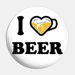 I LOVE BEER Pin