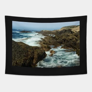 The Tide Rolls in at Point Lobos Tapestry