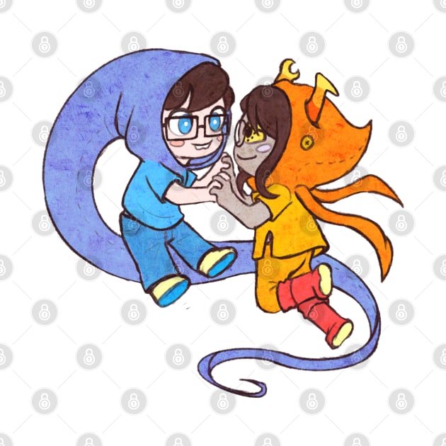 John and Vriska by MarcyRangel