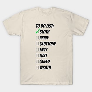 The Seven Deadly Sins Ban Vertical Type T-Shirt