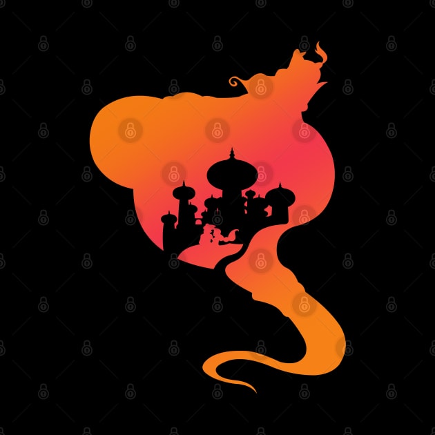 Aladdin Silhouette by Nykos