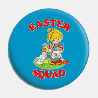 Easter Squad Rainbow Brite Distressed Pin