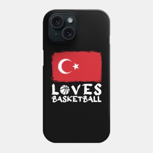 Turkey Loves Basketball Phone Case