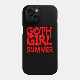 Goth Girl Summer Phone Case