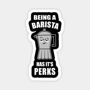 Funny Barista Coffee Lover Design Magnet