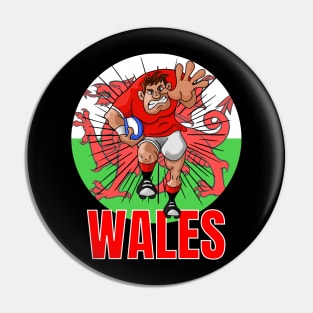 Wales Rugby Six Nations Pin