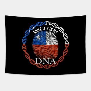 Chile Its In My DNA - Gift for Chilean From Chile Tapestry