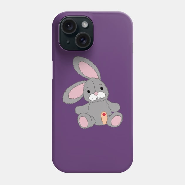 Stoma bunny (stoma with bag) Phone Case by CaitlynConnor