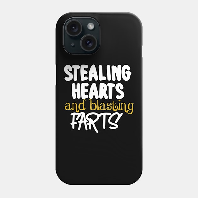 Stealing Hearts & Blasting Farts Phone Case by pako-valor