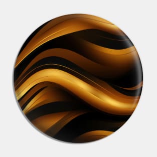 Golden Harmony: Abstract Stripes in Luxe Gold Pin