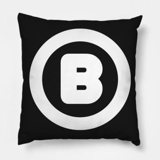 Bambu B Chest Logo Bambu Brand Panda Pillow