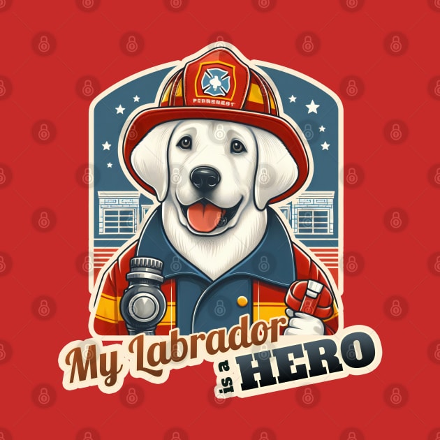 Fireman Labrador Retriever by k9-tee