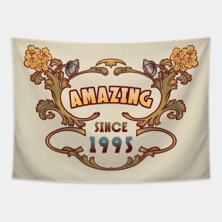 AMAZING SINCE 1995 art nouveau vintage retro 90s Tapestry